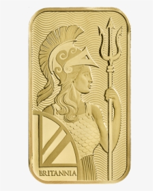 1 Oz Gold Minted Bar    Src Https - Royal Mint Gold Bar, HD Png Download, Transparent PNG